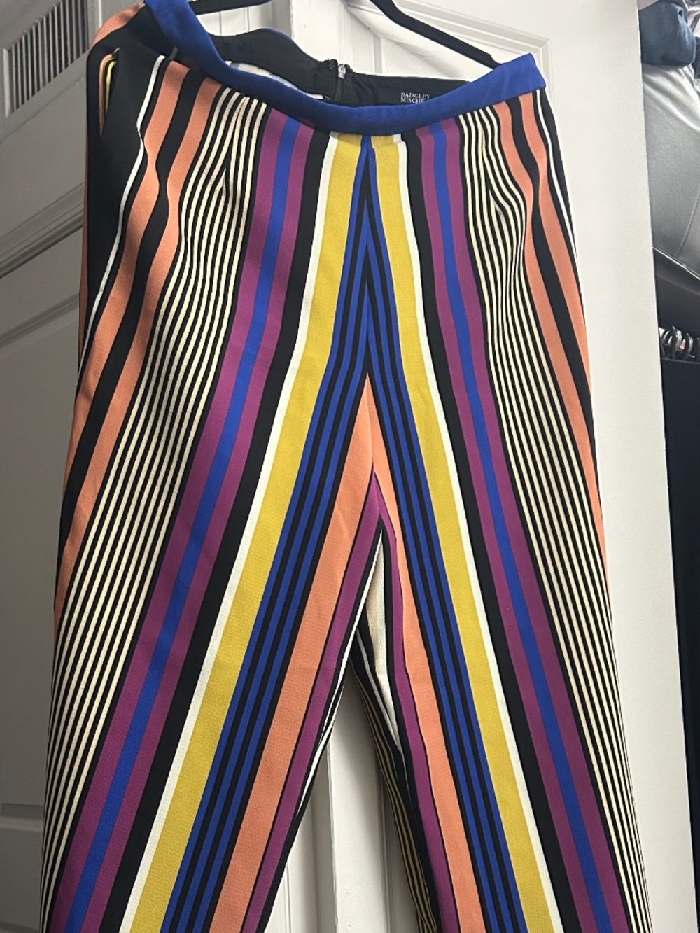 Badgley Mischka Women's striped pants